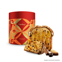 Imagem da oferta Panettone Damasco 1.466KG - Home - Chocolates Doces Finos Trufas e mais na Loja