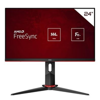 Imagem da oferta Monitor Gamer AOC Hero 23.8 Full HD Wide 144 Hz 1ms FreeSync HDMI e DisplayPort IPS Ajuste de Altura - 24G2/BK