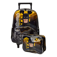 Imagem da oferta Kit Mochila + Lancheira Luxcel Batman 16