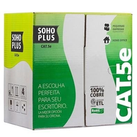 Imagem da oferta Cabo de Rede CAT.5e Furukawa 305 Metros Azul - 23200099