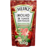 Imagem da oferta Molho de Tomate Heinz Manjericão - 300G