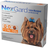 Imagem da oferta NexGard Antipulgas e Carrapatos para Cães de 2 a 4kg 1 tablete