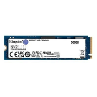 Imagem da oferta SSD Kingston NV2 500 GB M.2 2280 PCIe 4.0 x4 NVMe Leitura: 3500 MB/s Gravação: 2100 MB/s Azul - SNV2S/500G