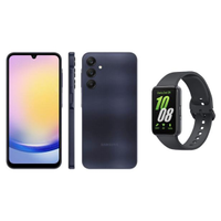 Imagem da oferta Smartphone Samsung Galaxy A25 5G 6,5” 256GB + Smartband Samsung Galaxy Fit 3