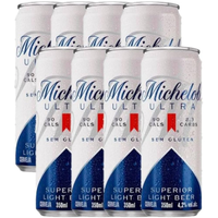 Imagem da oferta 8 Unidades Cerveja Light Michelob Ultra - 350ml