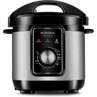 Imagem da oferta Panela de Pressão Elétrica Mondial Pratic Cook 3L Inox - PE-47