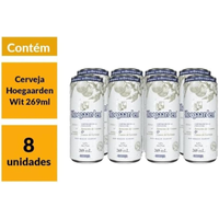 Imagem da oferta Pack Cerveja de Trigo Hoegaarden 269ml Lata - 8 Unidades