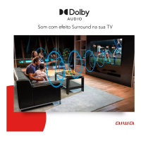 Imagem da oferta Smart TV AIWA 32 Android HD Borda Ultrafina HDR10 Dolby Áudio AWS-TV-32-BL-02-A