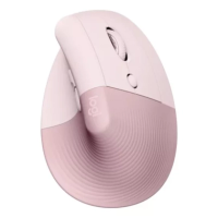 Imagem da oferta Mouse Ergonômico Sem Fio Lift Destro Rosa Logitech Cor Rosado