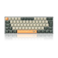 Imagem da oferta Teclado Gamer Redragon Lakshmi Switch Brown Layout 60% ABNT2 - K606-OG&GY&BK (PT-BROWN)