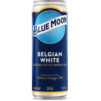 Imagem da oferta Cerveja Belgian White BLUE MOON Wheat Ale Lata 350ml