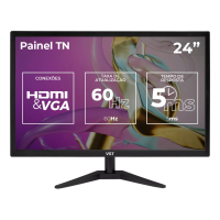 Imagem da oferta Monitor VST 24" HD 5ms 60HZ HDMI/VGA - VST-VST24-BL01