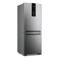 Imagem da oferta Geladeira com freezer inverter Brastemp 447L Inox - BRE57FK