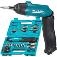 Imagem da oferta Parafusadeira Dobrável a Bateria Bivolt Lithium com 81 Peças - DF001DW - Makita