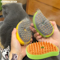 Imagem da oferta Escova de Pelo à Vapor para Cães e Gatos Pulverizador Elétrico para Massagem