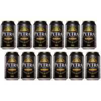 Imagem da oferta Cerveja Petra Escura Premium 12 Unidades Lata 350ml