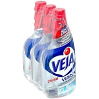 Imagem da oferta Limpa Vidros Veja Cristal Vidrex 500ml - 3 Unidades