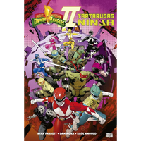 Imagem da oferta HQ Power Rangers e Tartarugas Ninja Vol 2 (Capa Dura) - Ryan Parrott & Dan Mora