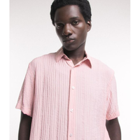 Imagem da oferta Camisa Regular em Viscose com Textura Canelada