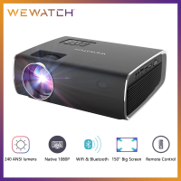 Imagem da oferta Projetor WEWATCH V56 1080p Full HD 240 ansi Wi-Fi e Bluetooth