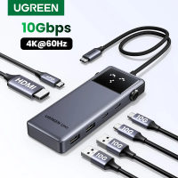 Imagem da oferta UGREEN |USB-C HUB Uno 6-in-1 10Gbps 4K60Hz