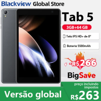 Imagem da oferta Blackview Tab 5 Tablet 8 polegadas HD + IPS Display 5 GB (3+2 Expansíveis) 64 GB ROM Android 12 5580 mAh Ba