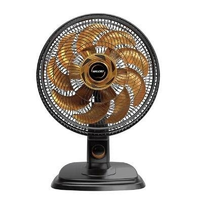 Imagem da oferta Ventilador Mallory Egeo de Mesa 40cm Preto E Dourado 220v