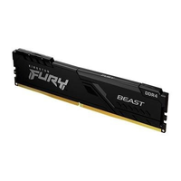 Imagem da oferta Memória RAM Kingston Fury Beast 16GB 3200MHz DDR4 CL16 Preto - KF432C16BB1/16