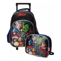 Imagem da oferta Kit Mochila E Lancheira Avengers Luxcel