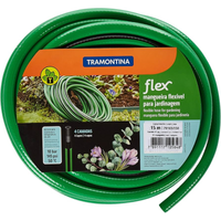 Imagem da oferta Tramontina Mangueira Flex Com Engates Rosqueados E Esguicho Em Pvc Verde 10 M