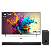 Imagem da oferta Combo Smart TV 4K LG QNED MiniLED QNED90 de 65" 2024 + Soundbar LG S90TY | LG BR