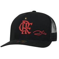 Imagem da oferta Boné Aba Curva do Flamengo Zico Supercap CRF Silk - Snapback - Trucker - Adulto