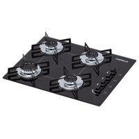 Imagem da oferta Cooktop 4 Bocas Chamalux Ultra Chama Bivolt Gás Natural Preto