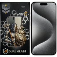 Imagem da oferta Película para iPhone 15 Pro - Dual Glass Preta - Gshield