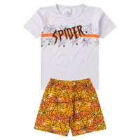 Imagem da oferta Pijama Infantil Masculino Brilha No Escuro kappes Branco - Moda Feminina e Masculina Itens para Casa e Mais l