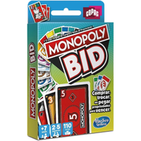 Imagem da oferta Jogo de Cartas Monopoly Bid - Hasbro