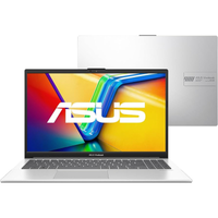 Imagem da oferta Notebook ASUS Vivobook Go 15 Intel Core i3 N305 4GB 128GB SSD W11 Home Tela 15.6" FHD Cool Silver - E1504GA-NJ440W