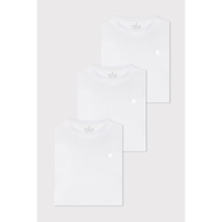 Imagem da oferta Kit 3 Camisetas Masculinas Algodão Polo Wear Branco