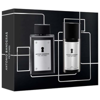 Imagem da oferta Kit Perfume Masculino Antonio Banderas The Secret EDT  100ml + Desodorante Spray 150ml