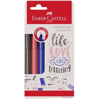 Imagem da oferta Faber-Castell FINE PEN COLORS - CTL 3 CORES Modelo: FPB/ES3NZF