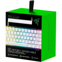 Imagem da oferta Razer Conjunto de atualização de chave PBT com cabo enrolado - compatível com luz de fundo (material resistente ao br