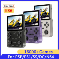 Imagem da oferta Console Retrô Portátil 64GB KINHANK K36 16.000 Jogos 64GB