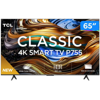 Imagem da oferta Smart TV TCL LED 65 4K Wi-Fi HDR 10+ UHD Google TV - 65P755