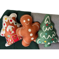 Imagem da oferta Almofada Biscoito Ginger Árvore De Natal Enfeite Decoração