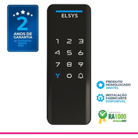 Imagem da oferta Fechadura Digital de Sobrepor Abertura por senha ou tag Pop Preta DS1100V Elsys