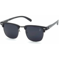 Imagem da oferta Óculos de Sol Polo London Club estilo Club Master Quadrado Com Lentes Fume Preto contém com Case ECO Unissex (Preto le