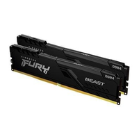 Imagem da oferta Memória RAM Kingston Fury Beast 64GB (2x32GB) 3200MHz DDR4 CL16 Preto - KF432C16BBK2/64