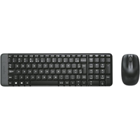 Imagem da oferta Combo Teclado + Mouse sem fio Logitech MK220