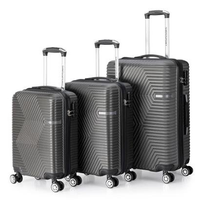 Imagem da oferta Kit 3 Malas de Viagem Swissport Executiva Resistente Rodas 360°