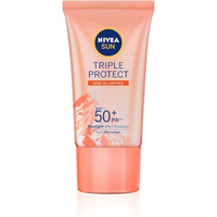 Imagem da oferta NIVEA SUN Protetor Solar Facial Tripla Proteção Loção Antiacne FPS 50 40ml - Com fórmula ultraleve e alta proteçã